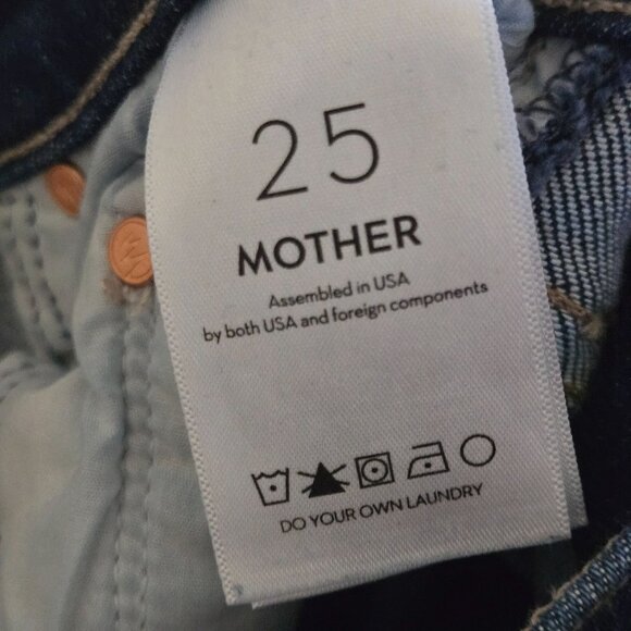 Mother Mid Rise Rider Flood These Boots Are Made For Walkin Size 25 - Picture 10 of 12